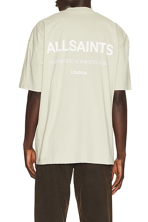 ALLSAINTS Dreamer Crew Neck Tee in Green