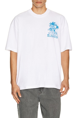 ALLSAINTS Bulldog Short Sleeve Tee in White