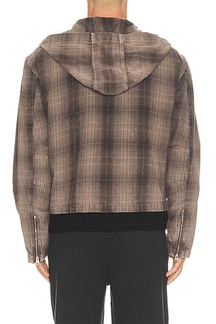 ALLSAINTS Santo Long Sleeve Shirt in Brown