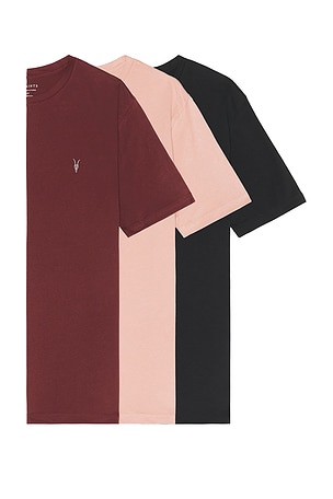 Brace Crew 3 Pack Tees ALLSAINTS