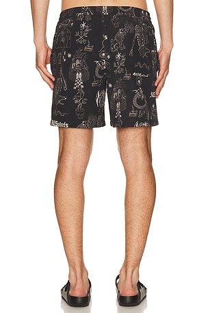 ALLSAINTS Terra Swimshort in Black