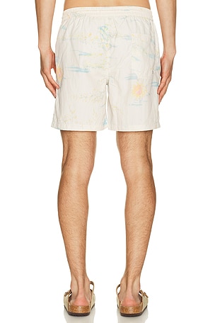 ALLSAINTS Bleachsurf Swim Shorts in White