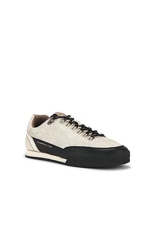 ALLSAINTS Harri Od Low Top Sneaker in Ivory,Black. Size 11. Also