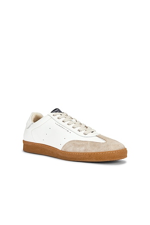 ALLSAINTS Leo Low Top in White,Taupe