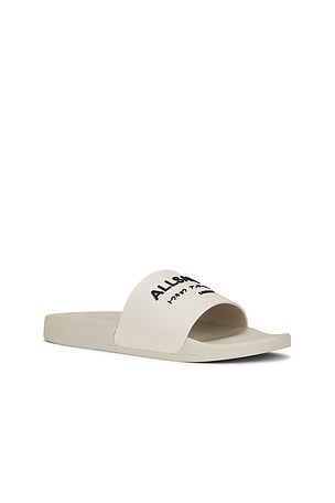 ALLSAINTS Underground Slider in White