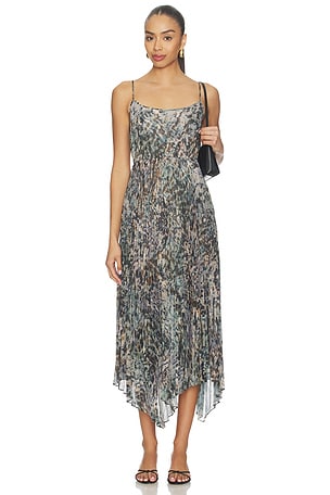 ALLSAINTS Anni Dress in Beige,Slate