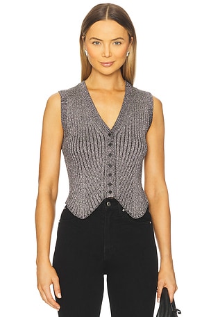 Cruz Shine Waistcoat ALLSAINTS