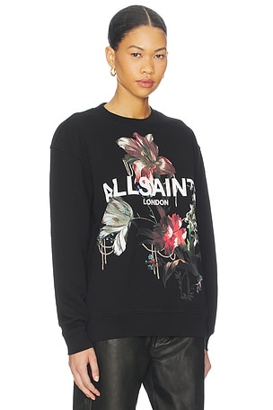 ALLSAINTS Ania Etta Sweatshirt in Black