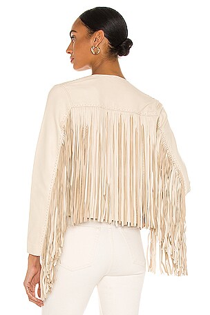 ALLSAINTS Astral Tassel Jacket in Off White | REVOLVE
