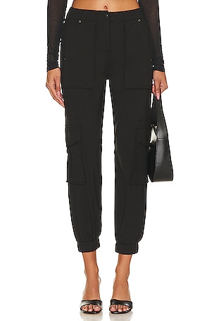 ENZA COSTA Cashmere Blend Black/Gray Tie Dye - JOGGER PANTS - Size XS NWOT