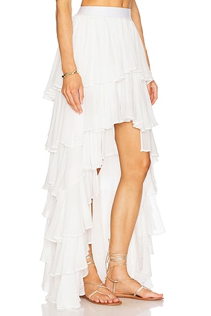 ALLSAINTS Cavarly Maxi Skirt in White