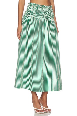 ALLSAINTS Kali Maxi Skirt in Green. Size US 0/ UK 4. Also