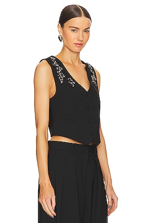 ALLSAINTS Atlas Waistcoat in Black