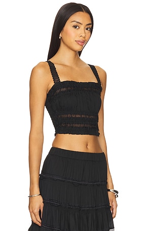 ALLSAINTS Talia Top in Black. Size US 8/ UK 12. Also