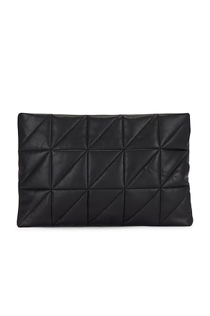 ALLSAINTS Bettina Quilt Clutch in Black