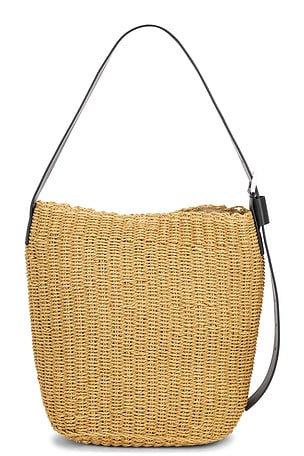 ALLSAINTS Alba Paper Shoulder Bag in Neutral