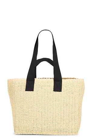 ALLSAINTS Izzy Paper Tote Bag in Neutral