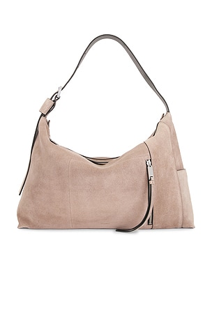 Alba Suede Shoulder Bag ALLSAINTS
