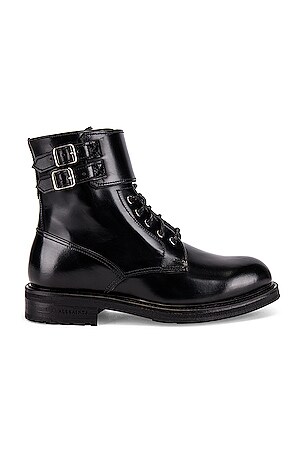 オールセインツ レザー ブーツ BRIGADE BOOT Black 36 ALLSAINTS Brigade Boot in Black | REVOLVE