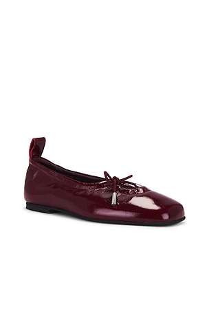 ALOHAS Rosalind Ballet Flats in Burgundy