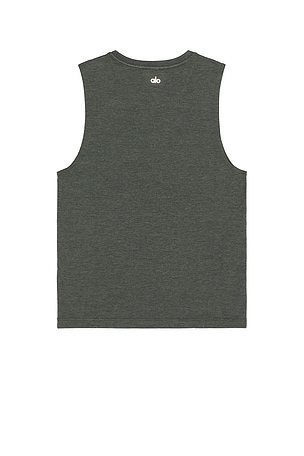 alo Conquer Muscle Tank in Green