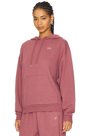 alo Accolade Hoodie in Mauve