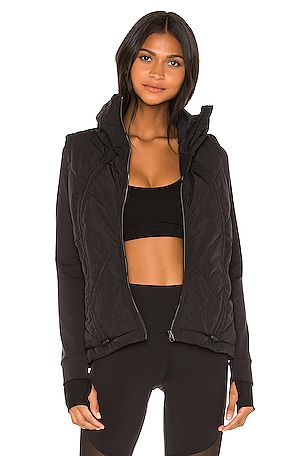 alo Cool Breaker Jacket in Black | REVOLVE