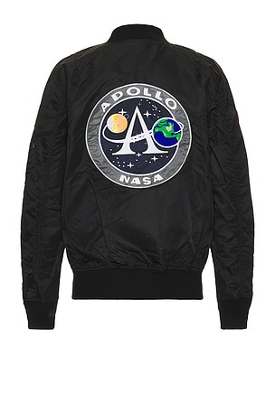 ALPHA INDUSTRIES L-2B Apollo Gen II Flight Jacket in Black