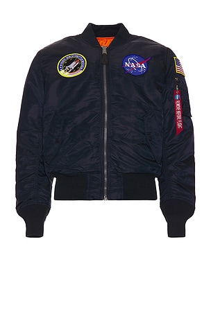 ALPHA INDUSTRIES NASA MA-1 Bomber in Blue