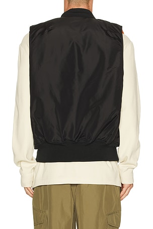 ALPHA enDUSTRIES GILET en Noir