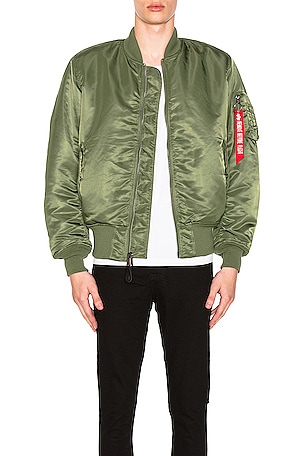 MA-1 Blood Chit Bomber Jacket ALPHA INDUSTRIES
