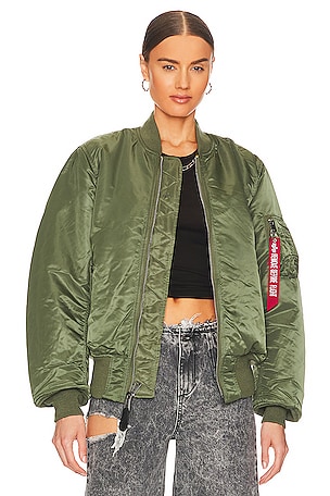 MA-1 Blood Chit Bomber Jacket ALPHA INDUSTRIES