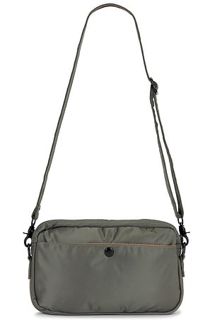 ALPHA INDUSTRIES Nylon Messenger Bag in Grey