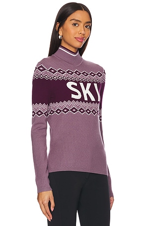 Alp N Rock Goldie Mockneck Sweater in Purple