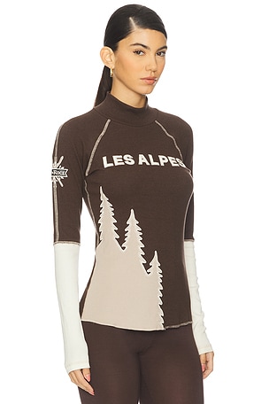 Alp N Rock Lucy Mockneck Sweater in Brown