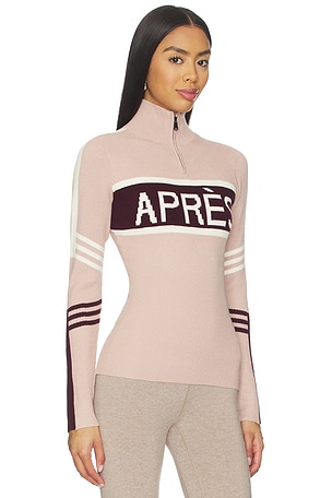 Alp N Rock Kate 1/2 Zip Sweater in Blush
