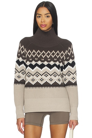 Leighton Mock Neck Ski Sweater Alp N Rock
