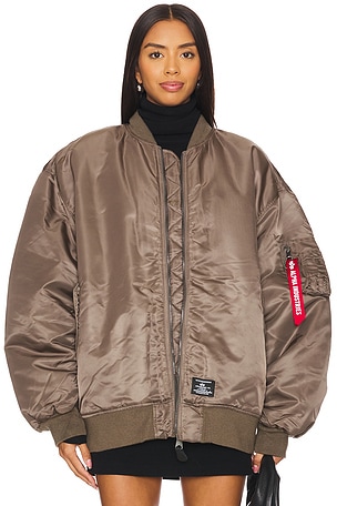 Oversized Ma-1 Flight Jacket ALPHA INDUSTRIES