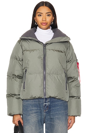 ALPHA INDUSTRIES Sierra Short Puffer in Grey