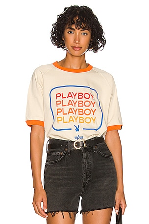 Playboy Multi Stack Ringer Tee ALPHA INDUSTRIES