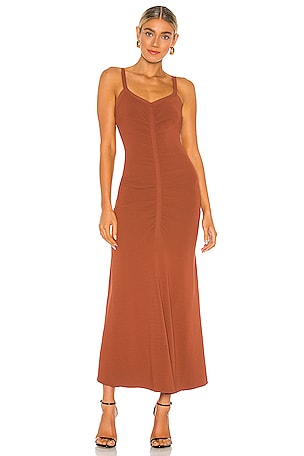 knee length dresses for ladies Dionne Long Sleeve Maxi Dress Black