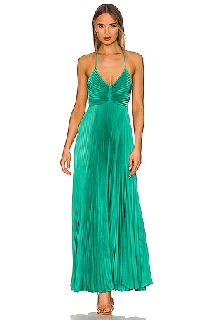 viridian bridesmaid dresses V Neck Maxi Dress | Navy Blue Bridesmaid Dresses main image 1