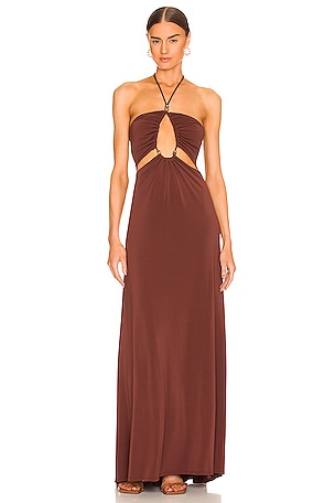 copper brown dress Thats So Fetch | Manesh Maxi Dress | Copper