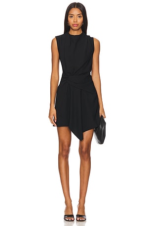 Cinq a Sept Mini Nanon Dress in Black REVOLVE