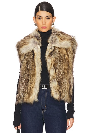 Naya Faux Fur Vest A.L.C.