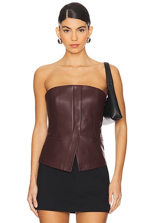 Renee Leather Top A.L.C.