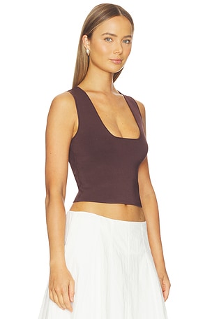 A.l.c. sera top en color marrón