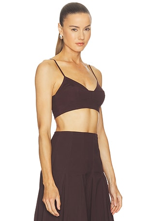 A.l.c. sujetador top joan en color marrón