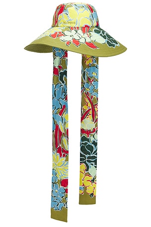 Solstice Wide Brim Tie Sunhat Alemais