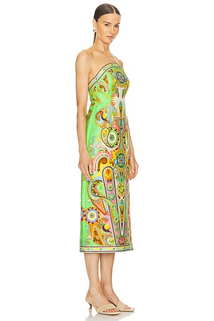 Alemais Pinball Bodice Dress in Green